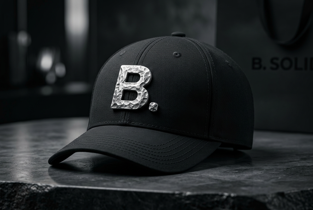 The Signature B. - Hammered Sterling Silver