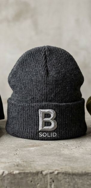 The Urban Beanie - Hammered Sterling Silver